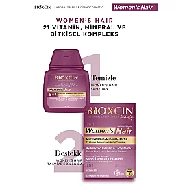 Bioxcin Womens Hair Takviye Edici Gıda 30 Tablet & Saç Bakım Şampuanı 100ml Hediye - 6