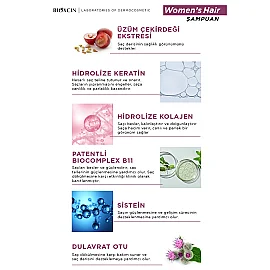 Bioxcin Womens Hair Takviye Edici Gıda 30 Tablet & Saç Bakım Şampuanı 100ml Hediye - 7