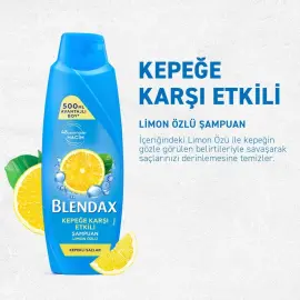 Blendax Kepek Karşıtı Şampuan - Limon Özlü 500ml - 3