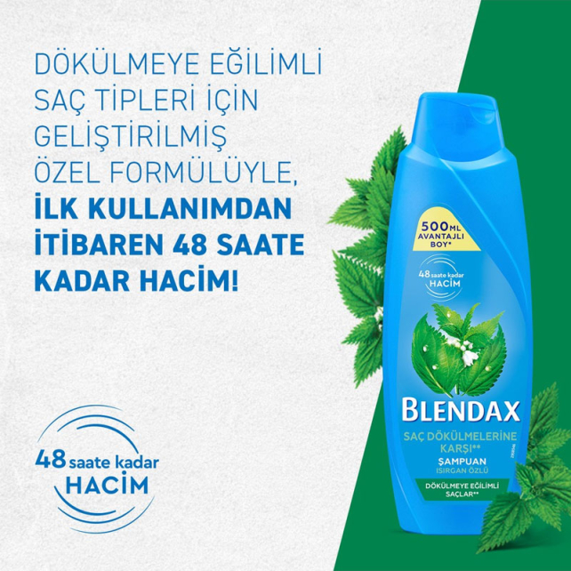 Blendax Saç Dökülmesine Karşı Şampuan 500ml - 3