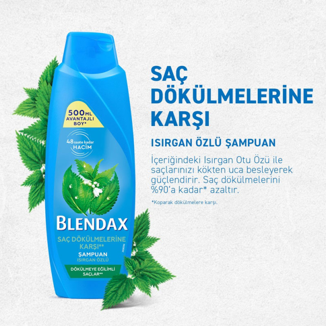 Blendax Saç Dökülmesine Karşı Şampuan 500ml - 4