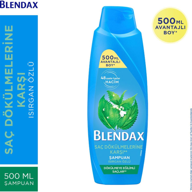 Blendax Saç Dökülmesine Karşı Şampuan 500ml - 5