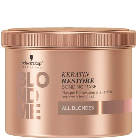 Blondme Keratin Restore Bonding Mask - Saç Bakım Maskesi 500ml Blondme Keratin Restore Bonding Mask - Saç Bakım Maskesi 500ml