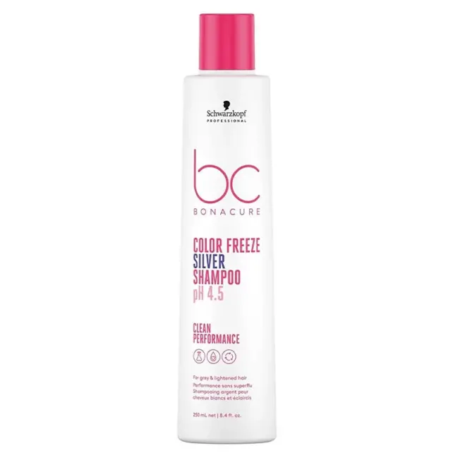 Bonacure Color Freeze Silver Treatment Shampoo - Renk Koruyucu Gümüş Şampuan 250ml - 1