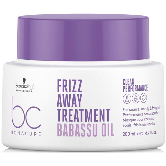 Bonacure Frizz Away Treatment Babassu Oil - Elektriklenme Karşıtı Saç Bakım Kürü 200ml - 1