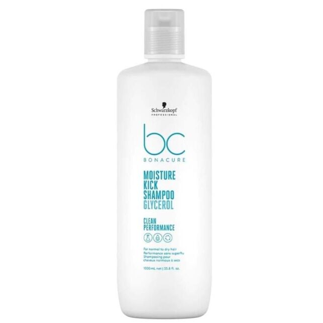 Bonacure Moisture Kick Shampoo - Nem Yükleme Şampuanı 1000ml - 1