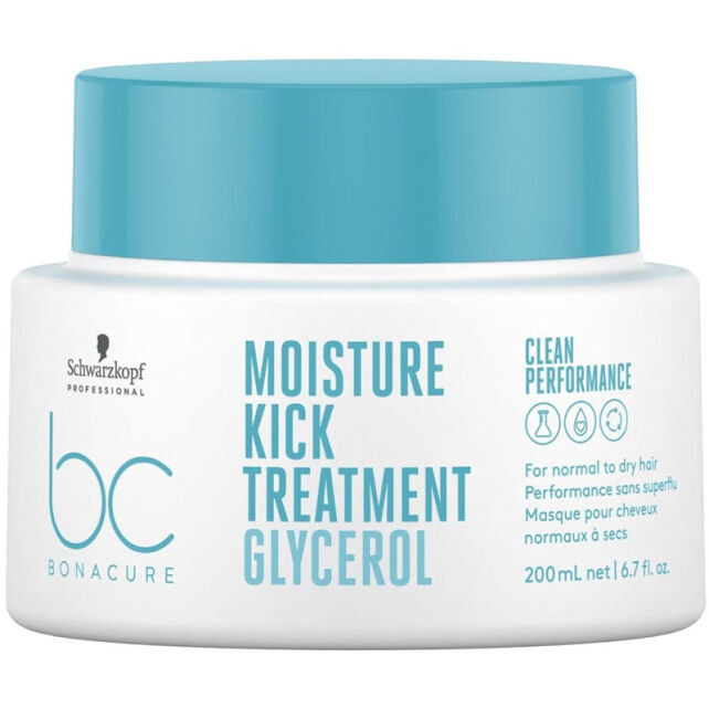 Bonacure Moisturize Kick Treatment - Nem Yükleme Saç Bakım Kürü 200ml - 1