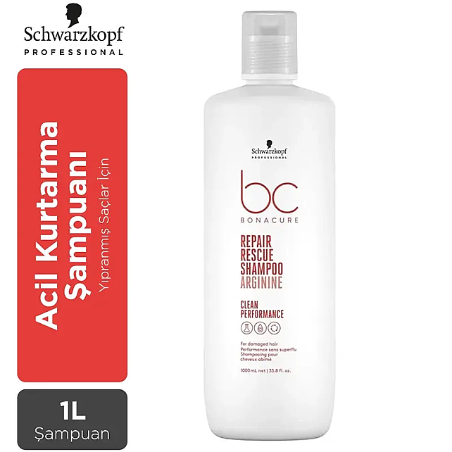 Bonacure Repair Rescue Shampoo - Acil Kurtarma Şampuanı 1000ml - 2