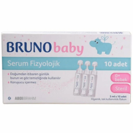 Bruno Baby Fizyolojik Serum 0+ Ay 5mlx10 Adet - Bruno Baby