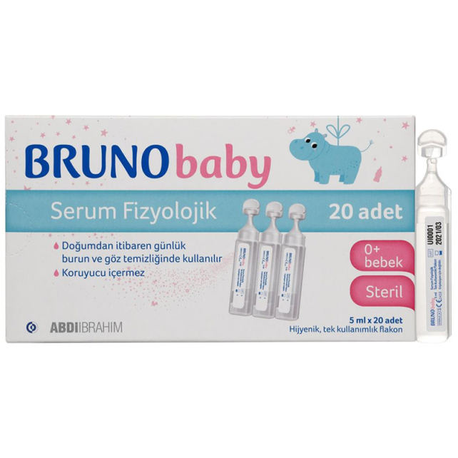 Bruno Baby Fizyolojik Serum 0+ Ay 5mlx20 Adet - 1