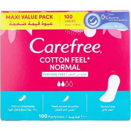 Carefree Cotton Feel Normal - Ped 100 Adet - Carefree