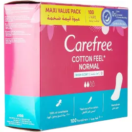 Carefree Fresh Scent Normal - Günlük Ped 100 Adet - 2