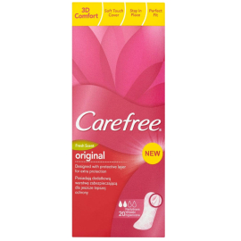 Carefree Plus Original Fresh Scented - Günlük Ped 20 Adet - Carefree
