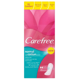 Carefree Refresh Breathable - Günlük Ped 20 Adet - Carefree