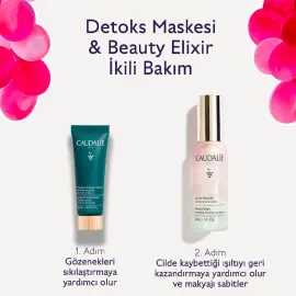 Caudalie Beauty Elixir 30ml & Detoks Maske İkili Bakım Seti - 3
