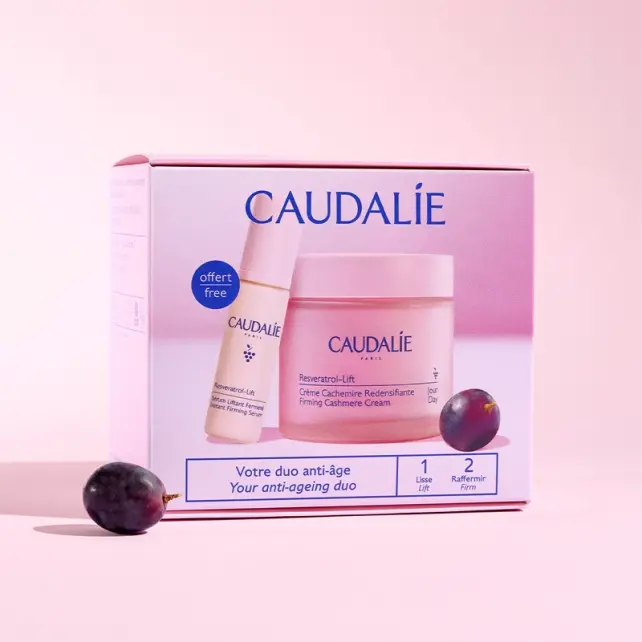 Caudalie Resveratrol Lift Cashmere - Yaşlanma Karşıtı Bakım Seti - 5