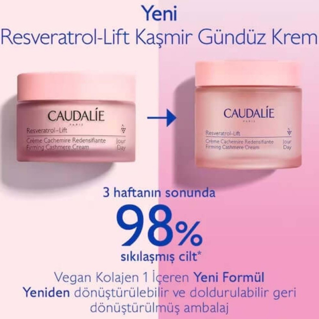 Caudalie Resveratrol Lift Firming Cashmere Cream - Cilt Bakım Kremi 50ml - 3