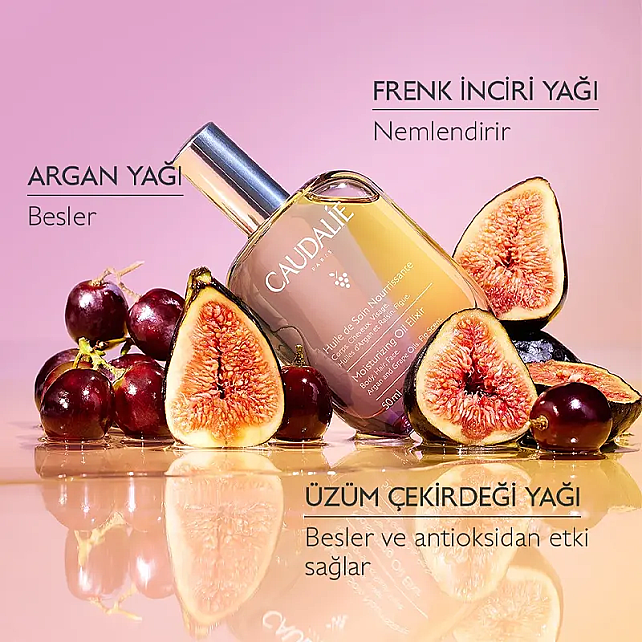 Caudalie Smooth and Glow Fig Oil Elixir - Besleyici Bakım Yağı 100ml - 2