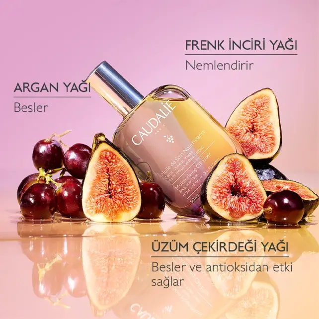 Caudalie Smooth and Glow Fig Oil Elixir - Besleyici Bakım Yağı 50ml - 2