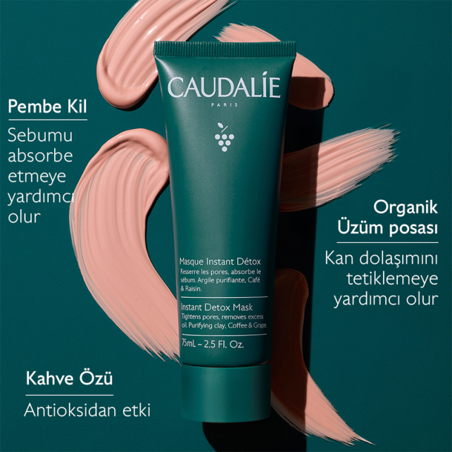Caudalie Vinergetic C+ Instant Detox Mask - Detoks Cilt Bakım Maskesi 35ml - 3
