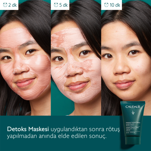 Caudalie Vinergetic C+ Instant Detox Mask - Detoks Cilt Bakım Maskesi 35ml - 4