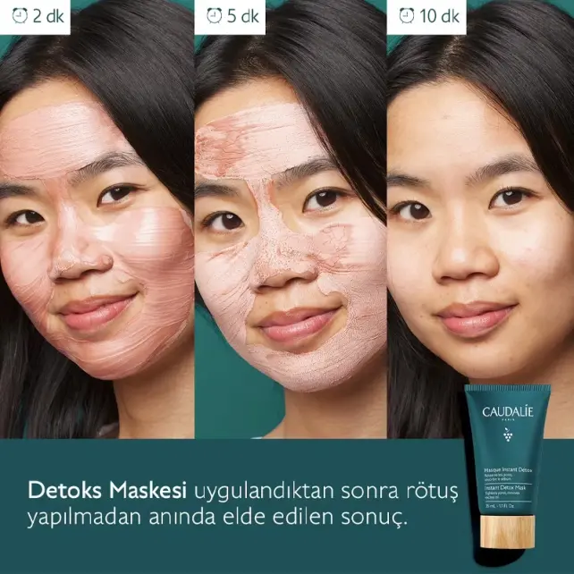 Caudalie Vinergetic C+ Instant Detox Mask - Detoks Cilt Bakım Maskesi 35ml - 3