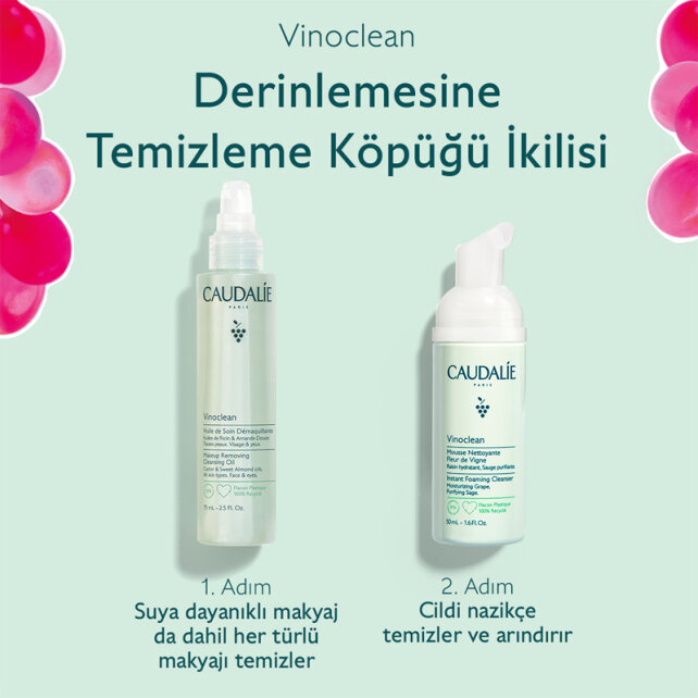 Caudalie Vinoclean Duo - İkli Yüz Temizleme Seti - 3