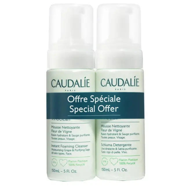 Caudalie Vinoclean Foaming Cleanser - Temizleme Köpüğü 150ml 2'li - 1