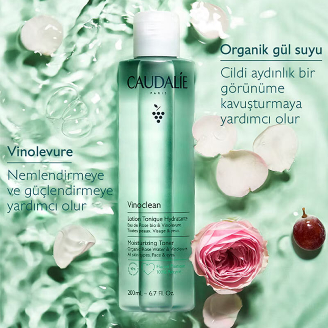 Caudalie Vinoclean Moisturizing Toner - Nemlendirici Tonik 400ml - 2