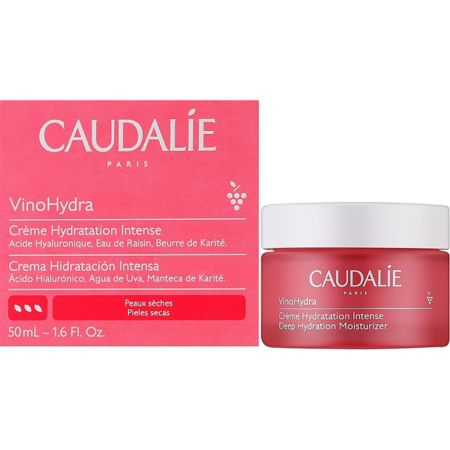 Caudalie VinoHydra Deep Hydration Moisturizer Creme Intense - Yoğun Nemlendirici 50ml - 2