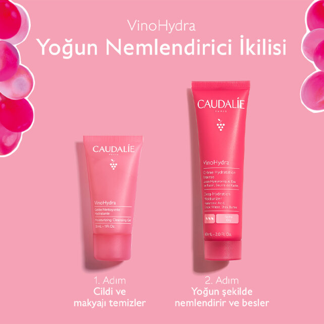 Caudalie VinoHydra Intensely Moisturizing Duo - Yoğun Nemlendirici Bakım Seti - 3