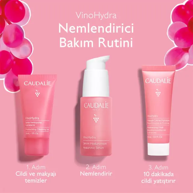 Caudalie Vinohydra Moisturizing - Nemlendirici Bakım Seti - 3