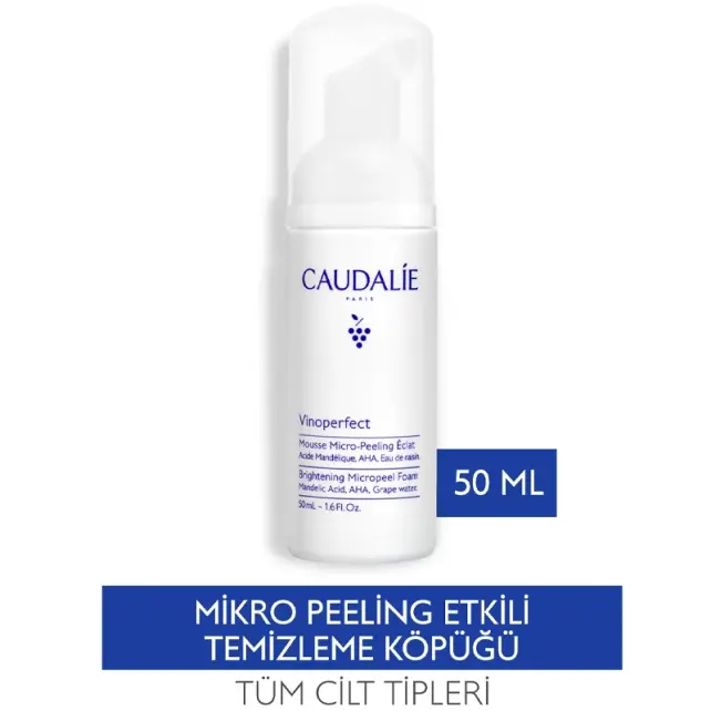 Caudalie Vinoperfect Brightening Micropeel Foam - Aydınlatıcı Köpük Temizleyici 50ml - 5