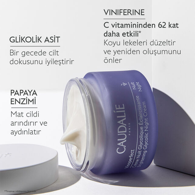 Caudalie Vinoperfect Dark Spot Correcting Glycolic Night Cream - Gece Kremi 50ml - 2