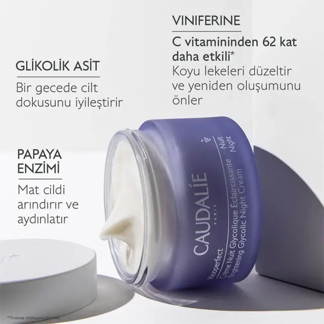 Caudalie Vinoperfect Dark Spot Correcting Glycolic Night Cream - Gece Kremi 50ml - 2