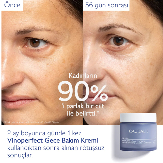 Caudalie Vinoperfect Dark Spot Correcting Glycolic Night Cream - Gece Kremi Refill 50ml - 4
