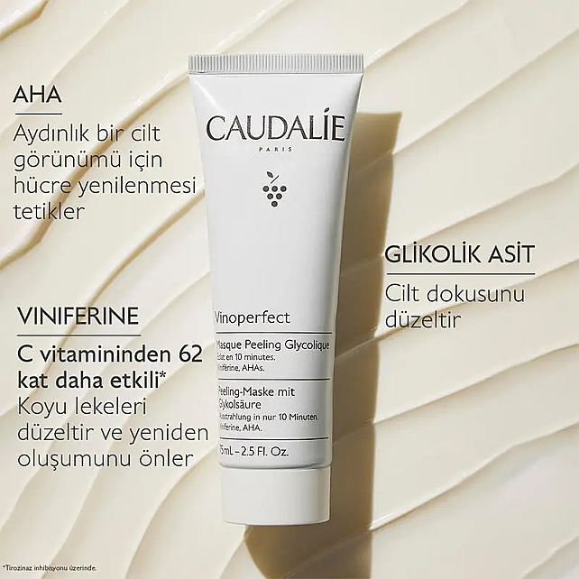 Caudalie Vinoperfect Glycolic Peel Mask - Aydınlatıcı Bakım Maskesi 75ml - 2