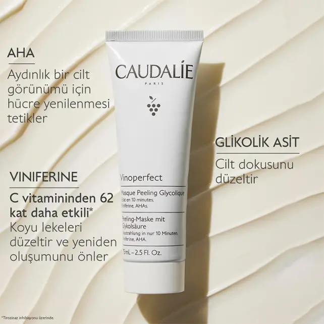 Caudalie Vinoperfect Glycolic Peel Mask - Aydınlatıcı Bakım Maskesi 75ml - 2