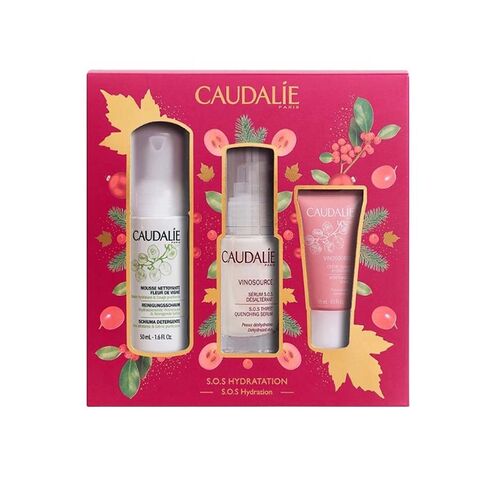 Caudalie Vinosource Serum Sos - Nem Serumu Bakım Seti Caudalie Vinosource Serum Sos - Nem Serumu Bakım Seti