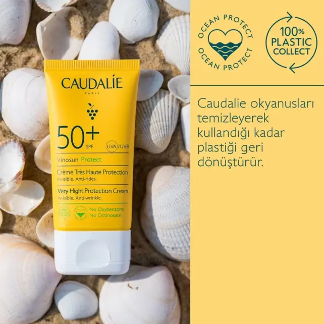 Caudalie Vinosun Protect SPF 50+ Güneş Koruyucu Krem 50ml - 3