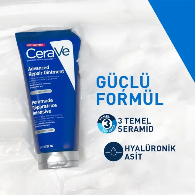 CeraVe Advanced Repair Ointment - Gelişmiş Onarıcı Bakım Kremi 88ml - 4