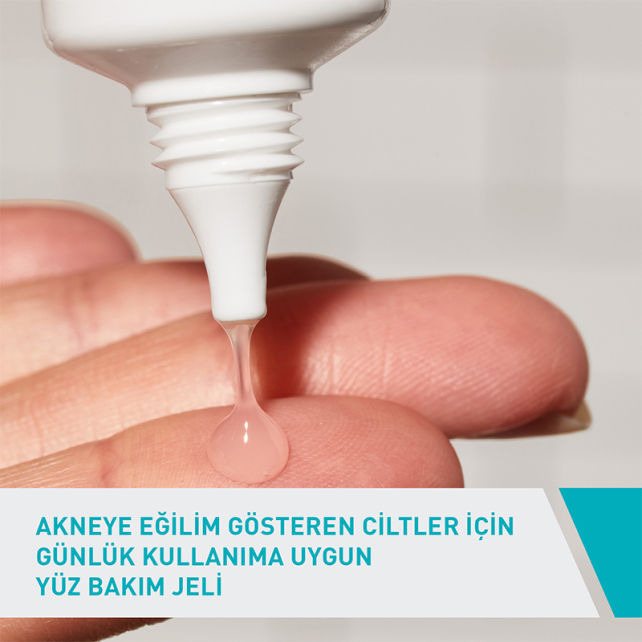 CeraVe Akneye Eğilim Gösteren Ciltler için Yüz Bakım Jeli 40ml - 3