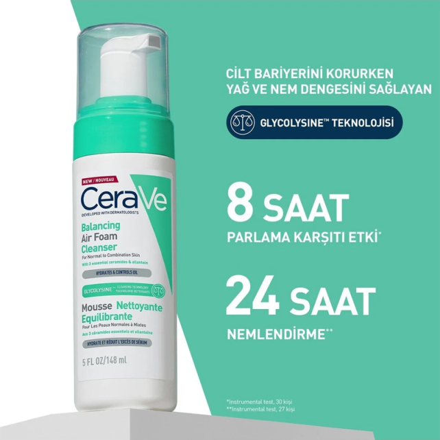 CeraVe Balancing Air Foam Cleanser - Köpük Temizleyici 148ml - 2