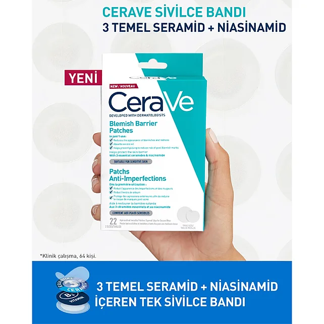 CeraVe Blemish Barrier Patches - Sivilce Bandı 22 Adet - 2