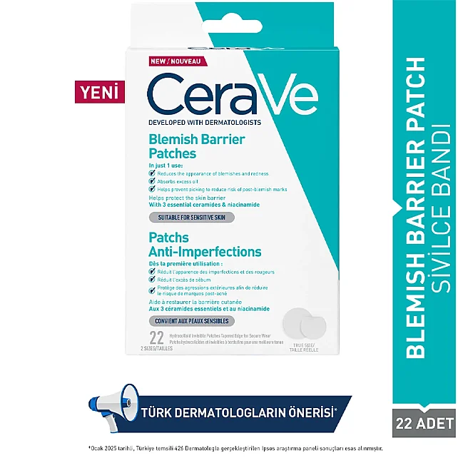 CeraVe Blemish Barrier Patches - Sivilce Bandı 22 Adet - 8