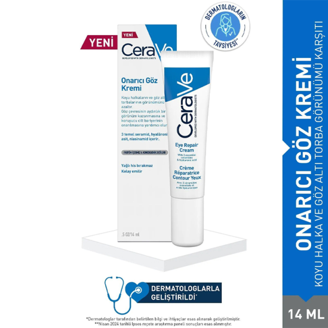 CeraVe Eye Repair Cream - Onarıcı Göz Çevresi Kremi 14ml - 2