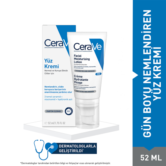 CeraVe Facial Moisturising Lotion - Nemlendirici Bakım Losyonu 52ml - 2