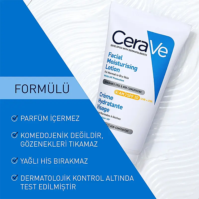 CeraVe Facial Moisturising Lotion SPF 30 - Nemlendirici Bakım Losyonu 52ml - 5