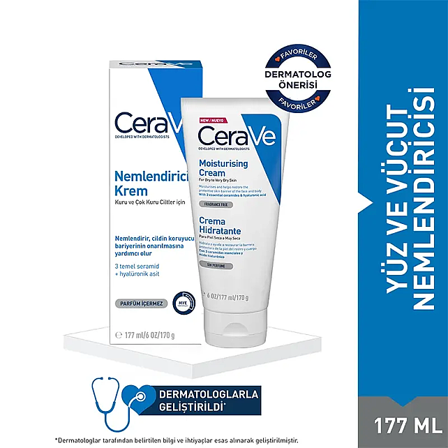 CeraVe Moisturising Cream - Nemlendirici Bakım Kremi 177ml - 2