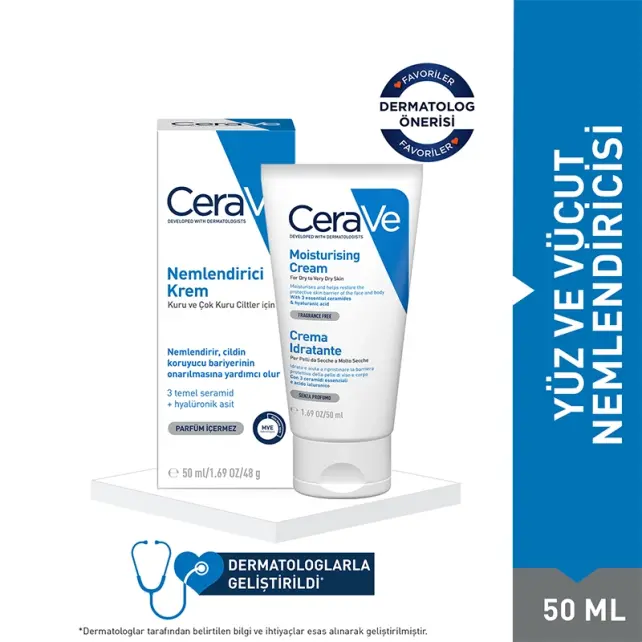 CeraVe Moisturising Cream - Nemlendirici Bakım Kremi 50ml - 2